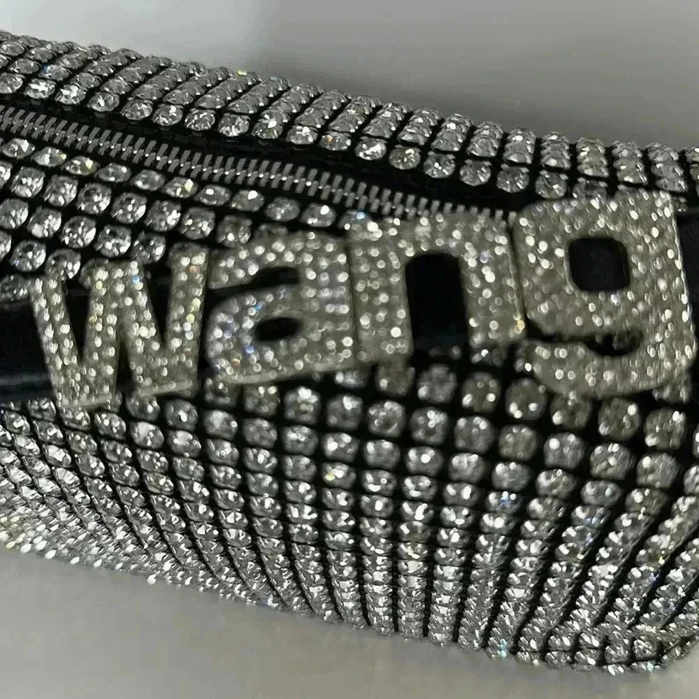 β¨ Alexander Wang Rhinestone Mesh Pouch - Picture 6 of 9